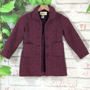 🌷Cherokee Pink and Purple Tweed Coat🌷